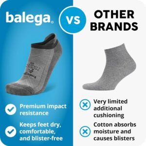 Balega Unisex Adult Hidden Comfort Performance No Show Athletic Running Socks (1...