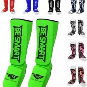 Be Smart Kids, Adults, Youth, Men and Women Muay Thai MMA Kickboxing Shin Guards...