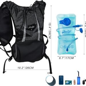 Hydration Backpack Running Hydration Vest Lightweight Runner Hydration Pack with...