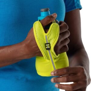 Nathan Running Handheld 18oz. No-Grip Adjustable Hand Strap. Reflective Hydratio...