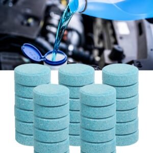 30PCS Windshield Fluid,Windshield Washer Tablets,Car Accessories Washer Fluid Ta...