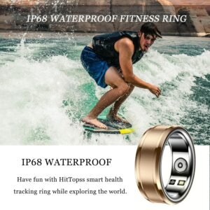 HitTopss Smart Rings Fitness Tracker Rings for Women, No APP Subscription, Sleep...