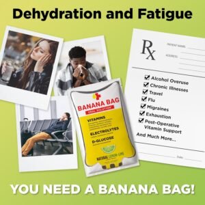 Banana Bag Oral Solution - Pharmacist Hydration Recovery Formula - Electrolyte &...