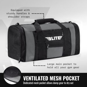 Elite Sports Boxing Gym Duffle Bag for MMA, BJJ, Jiu Jitsu gear,Duffel Athletic ...