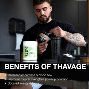 RAW Preworkout Powder, Thavage (Green Crush) - Chris Bumstead Sports Nutrition S...