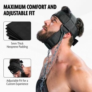 DMoose Fitness Neck Harness, Increases Neck Core Strength & Supports Injury Reco...