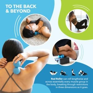 RAD Roller Original Peanut Roller Ball Massager - Medium Density Peanut Massage ...