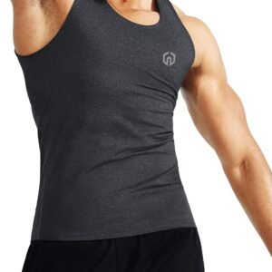 NELEUS Men's 3 Pack Dry Fit Compression Tank Top