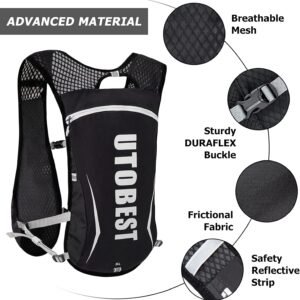 UTOBEST Running Vest, 5L Hydration Vest Lightweight, Breathable and Sweatproof R...