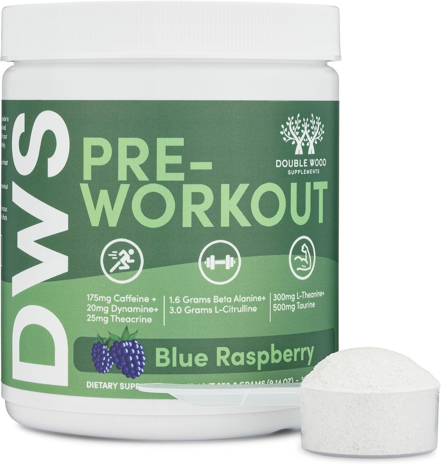 Pre Workout Powder for Men & Women (30 Servings of Caffeine, Beta Alanine, L-Cit...