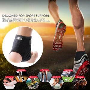 HiRui Ankle Wraps Ankle Brace Compression Ankle Support for Men Women, Ankle Sta...