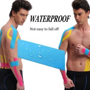 Kinesiology Tape Pro Athletic Sports (20 Precut Strips) Waterproof Breathable At...