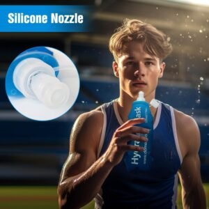 500ML Soft Flask, Running Water Bottle Foldable TPU Hydration Flask for Running ...