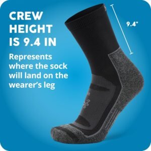 Balega Unisex Adult Blister Resist Performance Crew Athletic Running Socks (1 Pa...