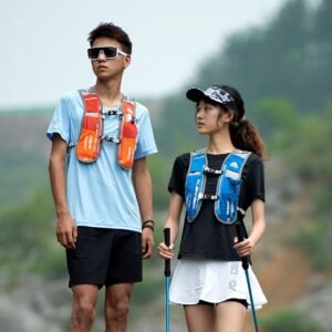 AONIJIE 5L Running Hydration Vest Pack with 9 Safety Pockets Adjustable & Lightw...