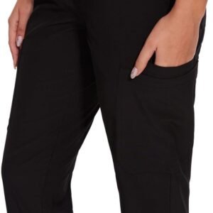 COZYFIT Scrubs for Women - V-Neck Top & Cargo Pants Scrubs Set with 10 Pockets