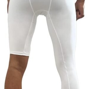 One Leg Compression Tights Long Pants Basketball Sports Base Layer Underwear Act...