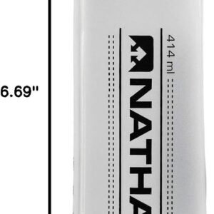 Nathan 14oz Soft Flask with Bite Top. Fits ALL Nathan Vests. Flexible Water Bott...