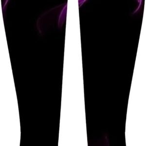 Workout Yoga Pants for Women Stretch Leggings Flame Print Tummy Control Compress...