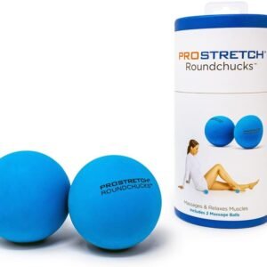 ProStretch Round Chucks, Soft Massage Ball Set for Myofascial Release, Plantar F...