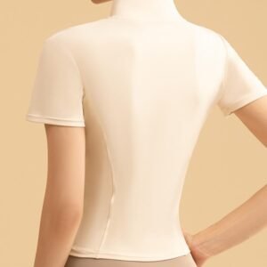 COWOKA Women's Workout Jacket Slim Fitness Casual Short Sleeve Sports coat Yoga ...