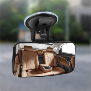 Baby Car Mirror,HD & Wide Angle Suction Cup Car Mirror for Baby with 360° Adjust...