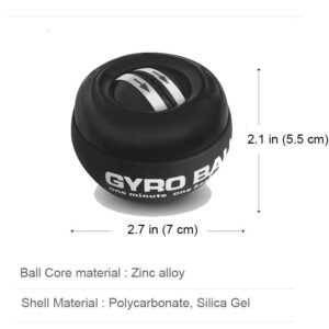 Auto-Start Wrist Power Gyro Ball, Wrist Strengthener and Forearm Exerciser for S...