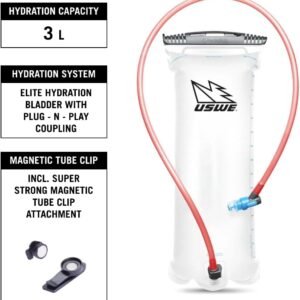 USWE MTB Hydro Hydration Pack with Hydration Bladder - Hydration Backpack for Cy...