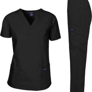 Dagacci Scrubs Medical Uniform Women and Man Scrubs Set Medical Scrubs Top and P...