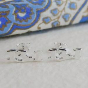 13.1 Half Marathon Runners Sterling Silver Stud Earrings - Christmas Gift Idea -...