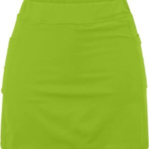 Women's Pocket Pants Summer Casual Solid Mid Waist Culottes Fashion Short Skirts...