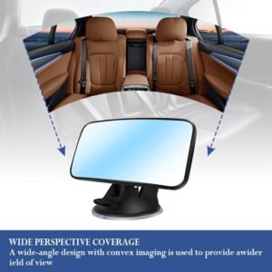 Baby Car Mirror,HD & Wide Angle Suction Cup Car Mirror for Baby with 360° Adjust...