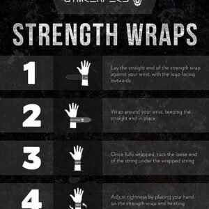 Strength Wrist Wraps For Cross Training, Olympic Lifting, Strength Training, WOD...