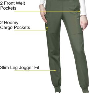 WonderWink Women's Comfort Waist Cargo Jogger Pant