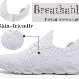 Damyuan Mens Lightweight Athletic Running Walking Gym Shoes Casual Sports Shoes ...