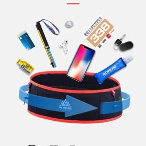 AONIJIE Lovtour Running Belt Waist Pack, Flip Waist Belt,with 250ml Soft Water B...