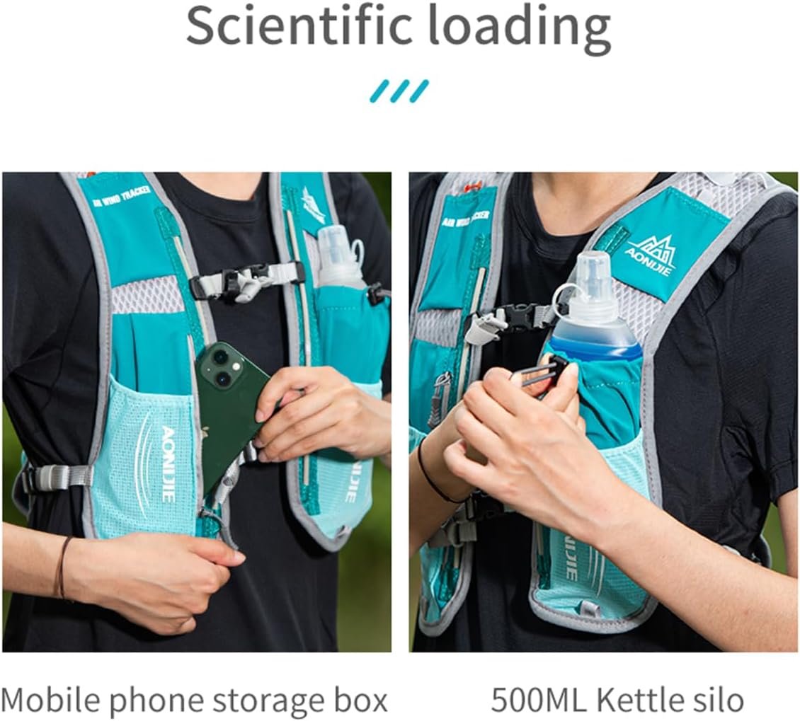 5L Lightweight Running Backpack Outdoor Sports Trail Racing Marathon Hiking Fitn...