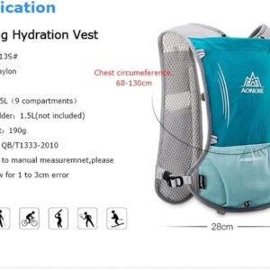 AONIJIE 5L Outdoor Sport Multifunctional Camping Backpack Cycling Running Climbi...