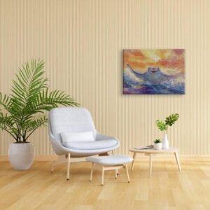 Elivita Stingray Running On The Water Design 1 Wall Decor Canvas Art Print Home ...