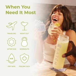 BATCH Electrolyte Packets Lemon-Lime Coconut Water, Himalayan Pink Salt, Potassi...