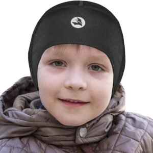 Kids Thermal Helmet Liner Skull caps Lightweight Youth Sports Running Beanie Cov...