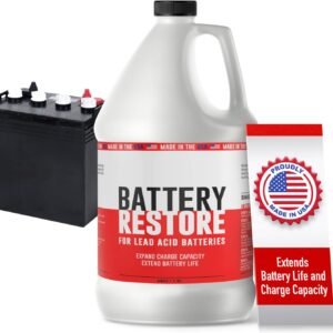 Battery Restore For Lead Acid Batteries - Made In USA - 64oz Formulated Solution...