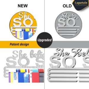 Medal Hanger Holder Display Wall Rack Frame Shelf in 16" long-Medal Hanger Award...