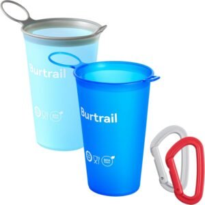 Collapsible Cup Foldable Running Water Cup,200 ml/6.8 fl oz-2Packs Color Mixing ...