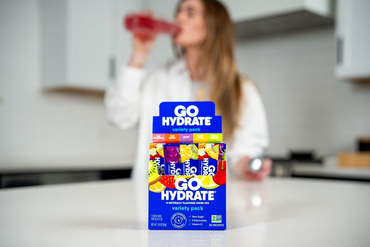 Electrolyte Drink Mix - A Naturally Flavored, Sugar Free, Low Sodium Hydration P...