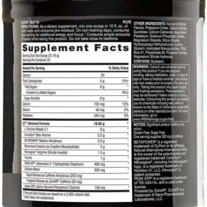 BEYOND RAW LIT AF | Advanced Formula Clinical Strength Pre-Workout Powder | Cont...