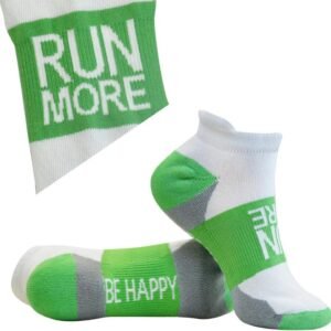 Gone For a Run Inspirational Athletic Running Socks Women's Woven Low Cut | Insp...