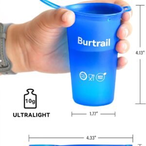 Collapsible Cup Foldable Running Water Cup,200 ml/6.8 fl oz-2Packs Color Mixing ...