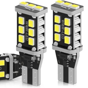 4 PCS T15 Car LED Reversing Light, 2835-15SMD 360 Degree Uniform Lighting Design...