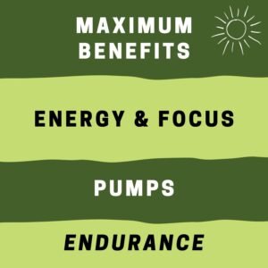 Clean Machine N10s Plant-Based Pre Workout Powder - Vegan Energy Supplement with...